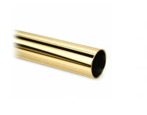 Blankpolerad mässing ledstång