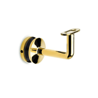 Handledskonsol mässing för glas