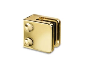 Mässing klämfäste glas modell 21 plan