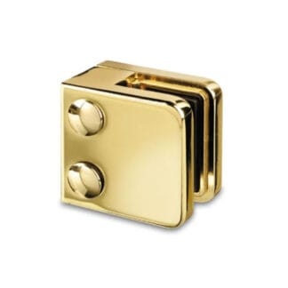 Mässing klämfäste glas modell 21 plan