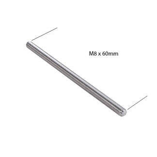 Rostfri gängpinne M8x60mm