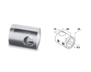 Rostfri rak stånghållare-plan