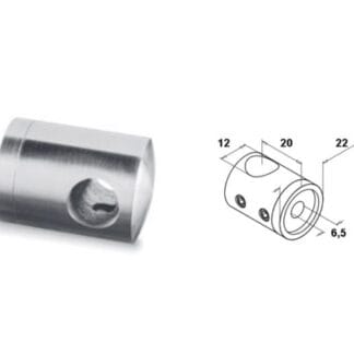 Rostfri rak stånghållare-plan