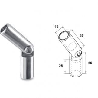 Rostfri stångskarv ledad 12mm