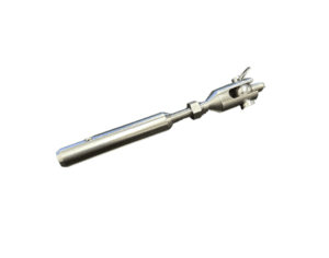 Rostfri vajerspännare Vänstergängad