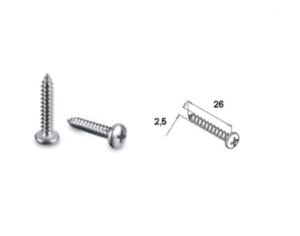 Rostfria träskruvar väggkonsoler och handledshållare