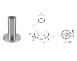 Stolpfot runda stolpar modell 946