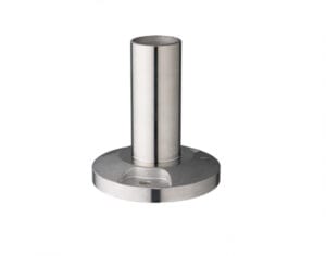 Stolpfot runda rostfria rör limning