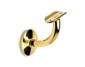 Väggkonsol 5 blankpolerad mässing