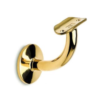 Väggkonsol 5 blankpolerad mässing