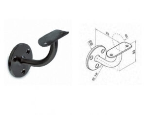 Väggkonsol S1 svart ytbehandling