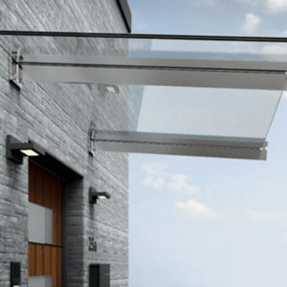 Entretak i glas och rostfria stag- Modesta