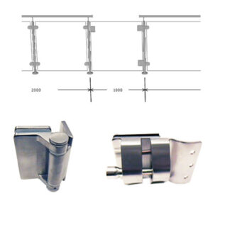 M - Grindbeslag till räcken