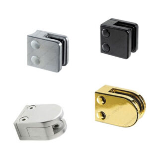 B - Klämfästen och glasklämmor för glas