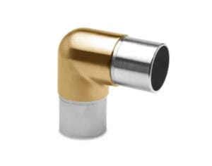 Mässing Antik 90grad koppling