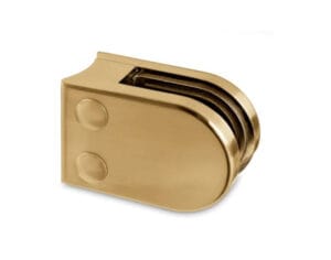 Mässing Antik klämfäste 22 rund stolpe