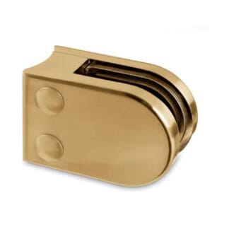 Mässing Antik klämfäste 22 rund stolpe