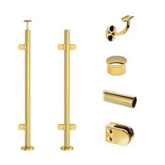 R - Mässing stolpar och komponenter