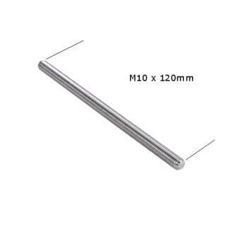 Rostfri gängpinne M10x120mm