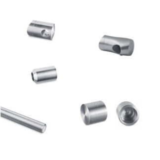 O - Rostfria stångdelar till räcken