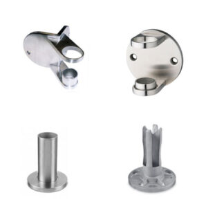 L - Rostfria stolpinfästningar