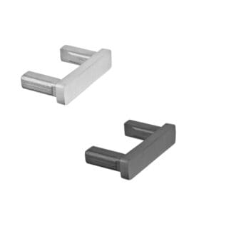 Rostfria ändknoppar 40x10mm modell 7