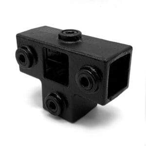 Svart anodiserat Kryssbeslag toppmonterad - 176