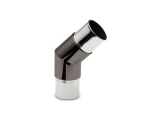 135graders koppling handledare blank svart