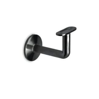 Blank svart ledstångskonsol vägg modell G55