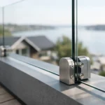 Montera räcke med glasfästen rätt från start