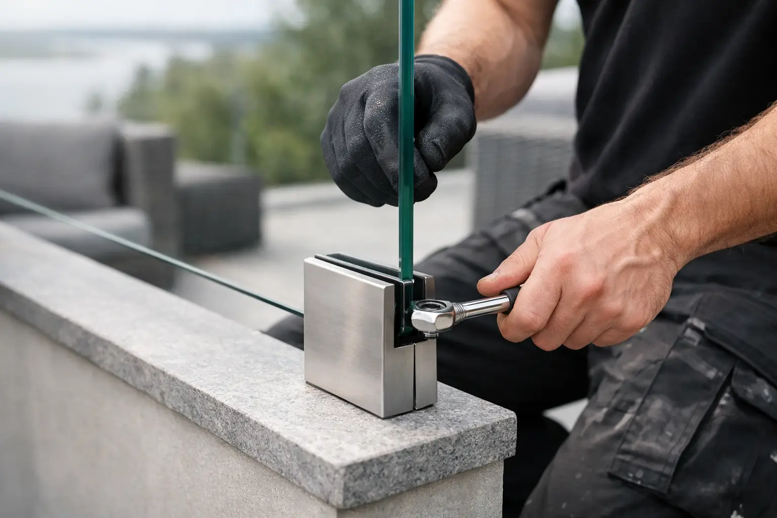 Så monterar du glasfästen rätt