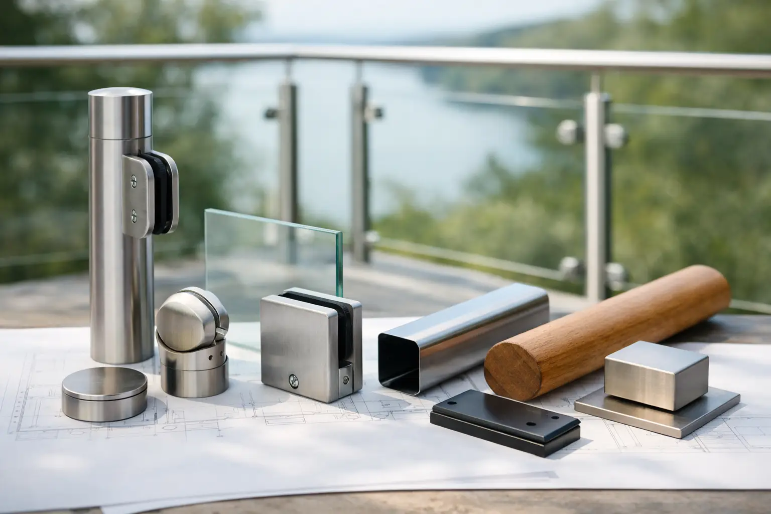 Så väljer du rätt räckesdelar