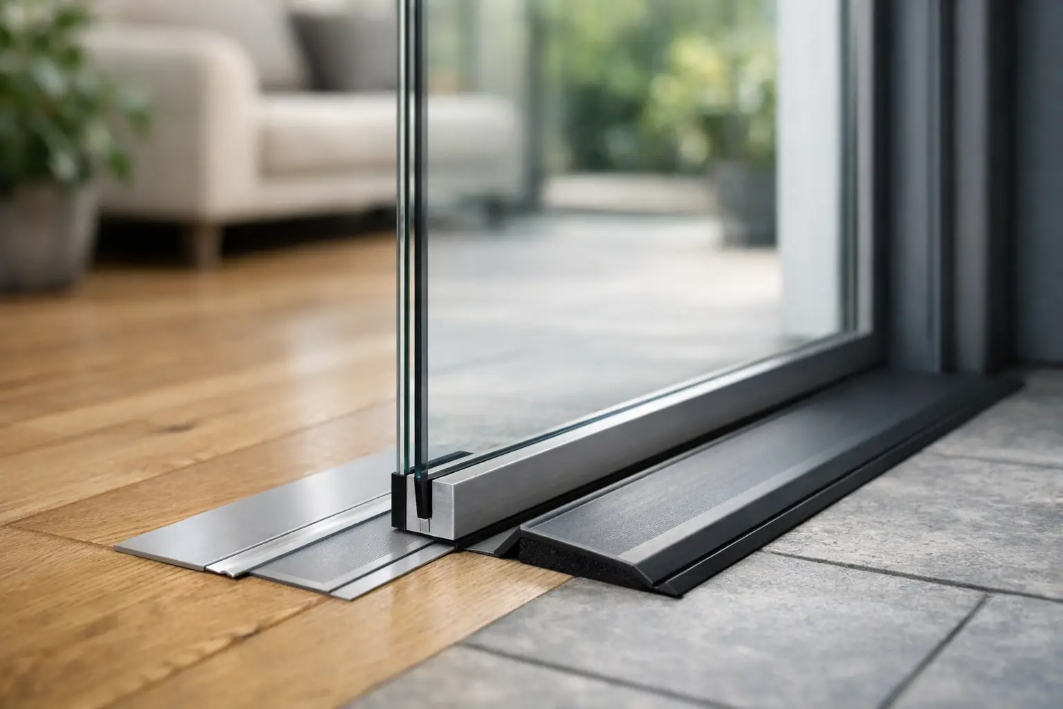 Välj rätt tröskel till glasdörr
