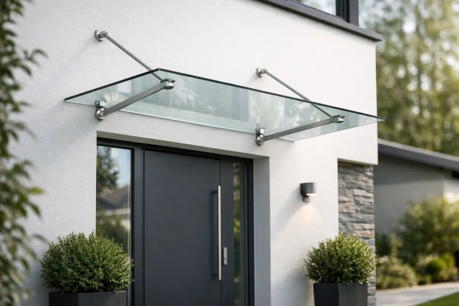 Entrétak glas - rätt val för trygg entré