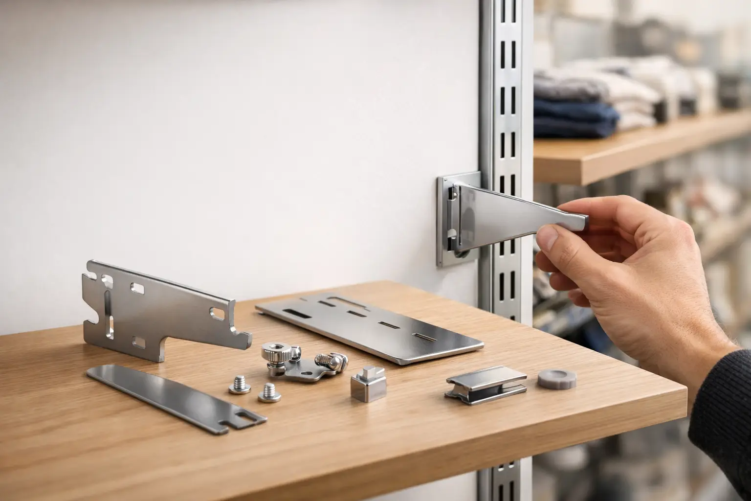 Guide till beslag för butikshyllor