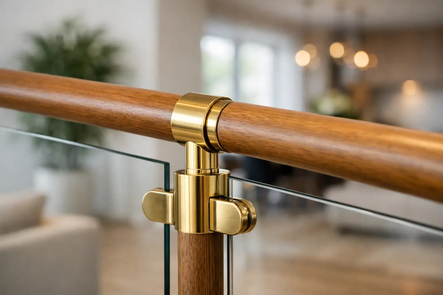 Mässingsfärgade räckesbeslag - rätt val
