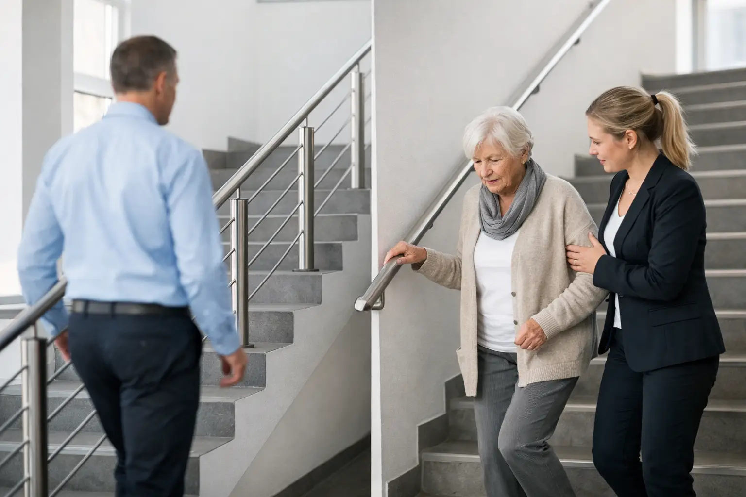 När behövs handledare i trappa?