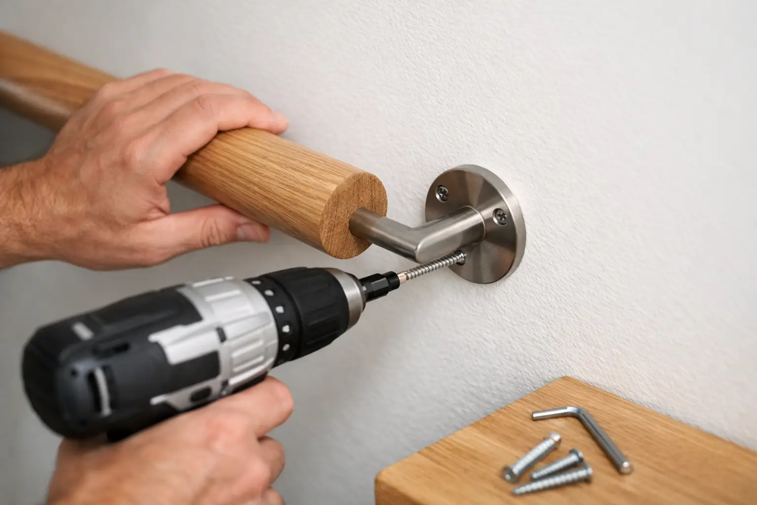 Installera väggfäste för handledare rätt